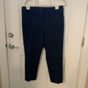 Black Loft crop dressy pants Julie